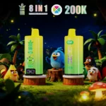Bang King 200K 8-in-1 Disposable Vape Angry Birds–inspired theme design