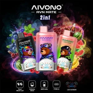 AIVONO AVN MATE 120K Puffs |Dual-Flavor|50MG|CN Warehouse
