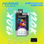 AIVONO AVN MATE 120K Puffs |Dual-Flavor|50MG|CN Warehouse