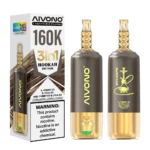 Aivono 160000 Puffs 3in1 Flavors Hookah DTL Disposable |DTL|3 in 1 Flavors| 6MG|CN Warehouse
